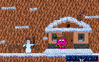 Zimní Dobrodružství atari screenshot